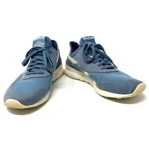 Reebok Size 10 Sneakers Running Shoes‎ Blue Lace Up Exercise Sports Activewear